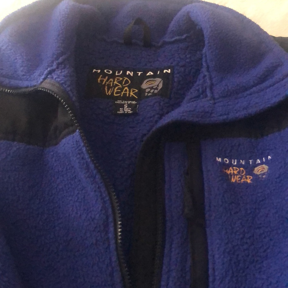 Mountain hardware zip up fleece jacket p1018 - Picture 8 of 10